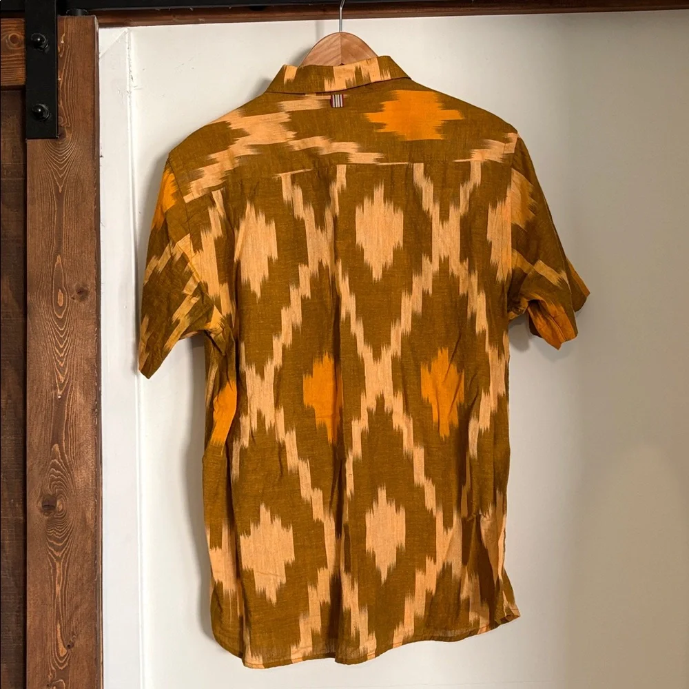 Mens Kardo short sleeve shirt sz M - Picture 3 of 4